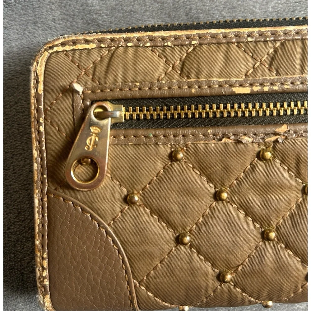 🤎 Juicy Couture Quilted Wallet with Studs
